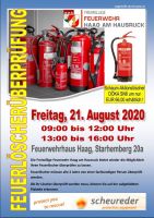 2020-08-21 Feuerlöscherüberprüfung